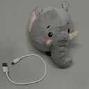 Interactive Dog Toys, Self Moving Dog Toy to Keep Them Busy, Rechargeable Vibrating Dogs Toy/Squeaky Bouncing Ball for Small Medium Large Dogs with Jumping Music Talking Mode (Elephant)