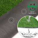 Artificial Turf Grass Lawn 5 FT x8 FT, Realistic Synthetic Mat, Indoor Outdoor Garden Landscape for Pets,Fake Faux Rug with Drainage Holes