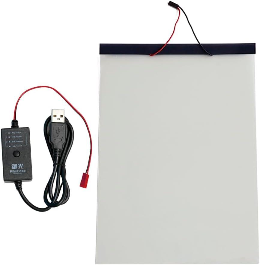 PDLC Smart Film Switchable Smart Film Adhesive Smart Glass Film for Office Meeting Room Office Home etc. Size 7'*11 ''(White) 3 Pieces