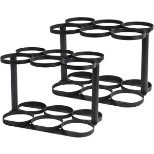Oxygen Tank Holder, Oxygen Tank Rack, Medical Oxygen Tank Holder, Heavy Duty Oxygen Cylinder Rack for Storage and Transportation, Floor Mountable Oxygen Rack 4.5" Diameter 12 Slots