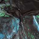 7x16ft Halloween Garage Door Cover,Halloween Garage Door Decorations Horror Graveyard Scene Spooky Pumpkin Full Moon Garage Door Banner Decorations Photo Studio Props