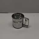 PrepWorks Flour Sifter  Stainless Steel Hand Crank Sifter for Flour, Powdered Sugar, and Cocoa, Easy to Use, BPA-Free (5 Cup)