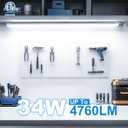 SHOPLED LED Shop Light 3FT, 34W 4760LM 6000K Cool White, V-Shaped Linkable T8 3 Foot Tube Lights, LED Ceiling Lights for Workbench, Workshop, Basement, ETL Listed, 4 Pack