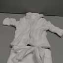 Vemonllas Newborn Photography Props Bathrobe Outfits Baby Photoshoot Props Robe Girl Baby Photo Prop Outfit Robe Bath Towel (White)