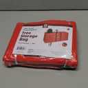 ZOBER 9 Ft Large Christmas Tree Storage Bag - Fits 9 Ft Artificial Trees - Plastic, Waterproof Christmas Tree Bag For Storage Box For Xmas - Strong, Durable Handles - Label Card Slot - Red