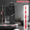 Magnetic Gym Bag for Men, Water Bottle Bag, Magnetic Water Bottle Holder, Water Bottle Sling Bag (Black)