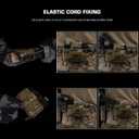 Compact MOLLE Trauma Pouch Quick Release IFAK Medical Pouch for Tactical Airsoft Combat Belt Vest Carrier