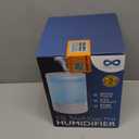 Everlasting Comfort 2.5L Top Fill Humidifier for Bedroom  Quiet, Easy to Fill & Clean, 24HR Runtime, Night Lights, Timer, Ultrasonic Cool Mist, Auto Shut-Off, Essential Oil Diffuser - White