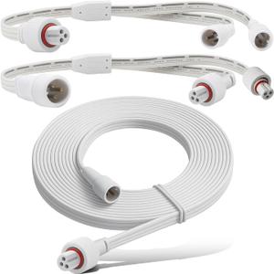 32.8FT Outdoor Light Extension Cord for Govee Permanent Lighting Extension Wire with Y-Splitter IP68 Waterproof Power Cable for Patio Garden Roof Decorations