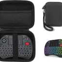 CaseSack Case for Rii X8 Mini Keyboard, 2.4GHz Portable Wireless Keyboard with Touchpad Mouse (Black)