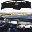 Sunsdrew Dash Cover for 2022-2026 Hyundai Santa Cruz Dashboard Cover Mat for Santa Cruz Accessories Sunshade Nonslip Mesh Protector No Glare
