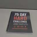 75 Day Hard Challenge Journal for Men or Women with PVC Cover – 75 Hard Challenge Book with Daily, Weekly, Monthly Planner & Wellness Trackers – 75 Challenge Planner Tracker for Fitness, Habits & Self-Care
