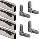 Prime-Line PL 7803 Screen Frame Kit, 5/16 In. x 3/4 In. x 36 In., Aluminum, Mill Finish (1 Kit)