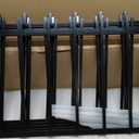 19.5 in. x 35 in. Black Aluminum Puppy Picket Add-on Kit