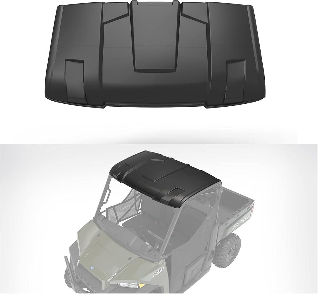 A & UTV PRO 3-Seat Sport Roof for 2017-2024 Polaris Ranger 1000 XP, 2-Piece Lock and Ride Plastic Hard Roof Top for 2013-2019 Ranger XP 900, 2020-2024 Polaris Ranger 1000, Replace OEM # 2882911