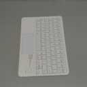 Bluetooth Keyboard, Slim 7 Colors Backlit Wireless Bluetooth Keyboard with Touchpad Built in Rechargeable Battery for iOS Android Windows Tablets PC Smartphone