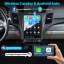 Car Radio for Acura RDX 2013-2018 Upgrade Stereo Replacement with CarPlay 10.4 inch Touch Screen Android Auto Bluetooth GPS WiFi SWC Backup Camera 8Core 4+64G