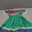 VINUOKER Toddler Girls Mexican Dress Cinco de Mayo Dress Mexican Traditional Fiesta Dress Size 80