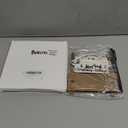 Pinkunn Wooden Christmas Village Sign with Pen, Welcome to Our Village Sign, Christmas Decoration Accessories, Mini Wooden Miniature Family Xmas Decor, 5 x 5 Inch