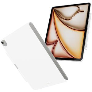 SwitchEasy CoverBuddy Lite for 2024 & 2025 iPad Air 13" - iPad Air Case Compatible with Magic Keyboard for iPad Air (M2&M3) - White