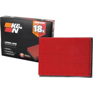 K&N Engine Air Filter: Long Life 18,000 Mile Replacement Air Filter: Compatible with 2010-2024 Toyota/Lexus SUV V6/V8 (4runner, GX460, FJ Cruiser), KNA-2438