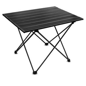 Folding Camping Table – Ultralight Aluminum Portable Table for Camping, Hiking, Backpacking, Picnic, Beach, BBQ – Compact Lightweight Collapsible Travel Side Table for Outdoor, RV, Fishing