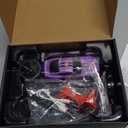 1:43 Scale Mini RC Drift Car with Gyro Full Proportional RTR 2.4Ghz Remote Control with RGB Lights and a Replaceable Body Shell(8500-Purple)
