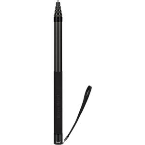 118"/3m, 9.8ft Extended Super Long Invisible Carbon Fiber Selfie Stick for Insta360 x5 Insta 360 x5 X4 X3 ONE X2, R, X, GO 3S 3 2 Action 360 Camera Accessories (17 to 118") (Black)