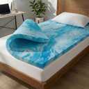 2 Inch Twin Memory Foam Mattress Topper - Cooling Gel Mattress Pad
