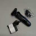 Braun Electric Shaver for Men, Series 5 5118s, Waterproof, Wet & Dry Shave, Turbo Shaving Mode, Foil Shaver with Precision Trimmer, Battery Powered, 50 Minute Battery Runtime (4 Piece Set, Blue)