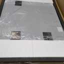 Suidia Bathroom Mirror, 20"x 20" Wall Mirror, Frameless Bathroom Mirror with Beveled Edge for Bedroom, Living Room, Entryway, Hallway, Round Shape (Nature)