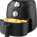 COMFEE' Compact 2.1 Quart Air Fryer with 12 Presets Menu Options, Adjustable Timer & Temperature Control 180-400 degrees F, Dishwasher-Safe Nonstick Fry Basket, 2.1qt