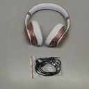 Glynzak Wireless Bluetooth Headphones Over Ear 65H Playtime HiFi Stereo Headset with Microphone and 6EQ Modes Foldable Bluetooth V5.3 Headphones for Travel Smartphone Computer Laptop Rose Gold