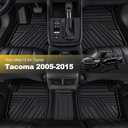 Rubber Floor Mats for Toyota Tacoma 2005-2011 Black