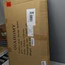 OIAHOMY Storage Basket with Lid, 42.3 Gallon (160L) Blanket Basket with Removable Liner Bag, Synthetic Wicker Hamper with Handle, Foldable, Hamper for Living Room, Grey