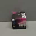 Philips Hue A19 LED Smart Light Bulb - White and Color Ambiance - 60W Indoor Light Bulb - Control with Hue App - Works with Alexa, Google Assistant and Apple Homekit - 3 Pack