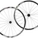 700C Road Bike Wheelset, Ultralight Aluminum Alloy 30mm Road Bike Wheel, 20H Front/24H Rear High-Strength Bike Rims, 700c Clincher, Rim Brake, Compatible 8-12 Speed Cassettes
