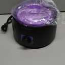 BLITZWAX Brazilian and Bikini Wax Pot for Women, Hard Waxing Warmer for Face, Legs and Body, At Home Hair Removal Machine, Beginner Friendly, Digital Fast Heating, 16oz Capacity (Dark Purple)