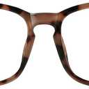 TIJN Blue Light Blocking Glasses for Women Men Square Frame Nerd Eyeglasses Anti Blue Ray Computer Screen Glasses, Lens W:53mm, Bridge W:18mm, Arm L:140mm