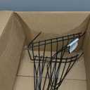 Officemate Large Incline 8 Compartment Wire Caddy, Black, 8.5 x 10.375 x 12.625 Inches