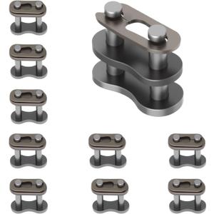 530 Drive Chain Master Link Replacement Fit For ATV Quad Scooter Motorcycle Go Kart Moped Pit Dirt Pocket Racing Bike Triumph Yamaha (10Pcs).
