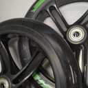 Scooter for Kids 612 & Adults, Max Load 240 LBS, Adjustable Height,Lightweight 2-Wheel, Foldable Kids Scooter with Big Wheels (Green)