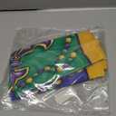 Mardi Gras Fleur De Lis Mailbox Cover Magnetic Standard Size 20.5" x 18", Beads New Orleans Carnival Decorative Post Letter Box Wrap Decor, Masquerade Party Garden Yard Outdoor Decoration