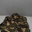BACKBONE Mens Army Military Battle Dress Uniform BDU Shirt Camo Top Jacket, Size XL