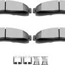 ECCPP Front Brake Pads Kits, 4pcs Front Brake Pads for Ford Explorer, Ranger, for Mazda B2300, B2500, B3000, B4000, for Mercury Mountaineer D652-7532