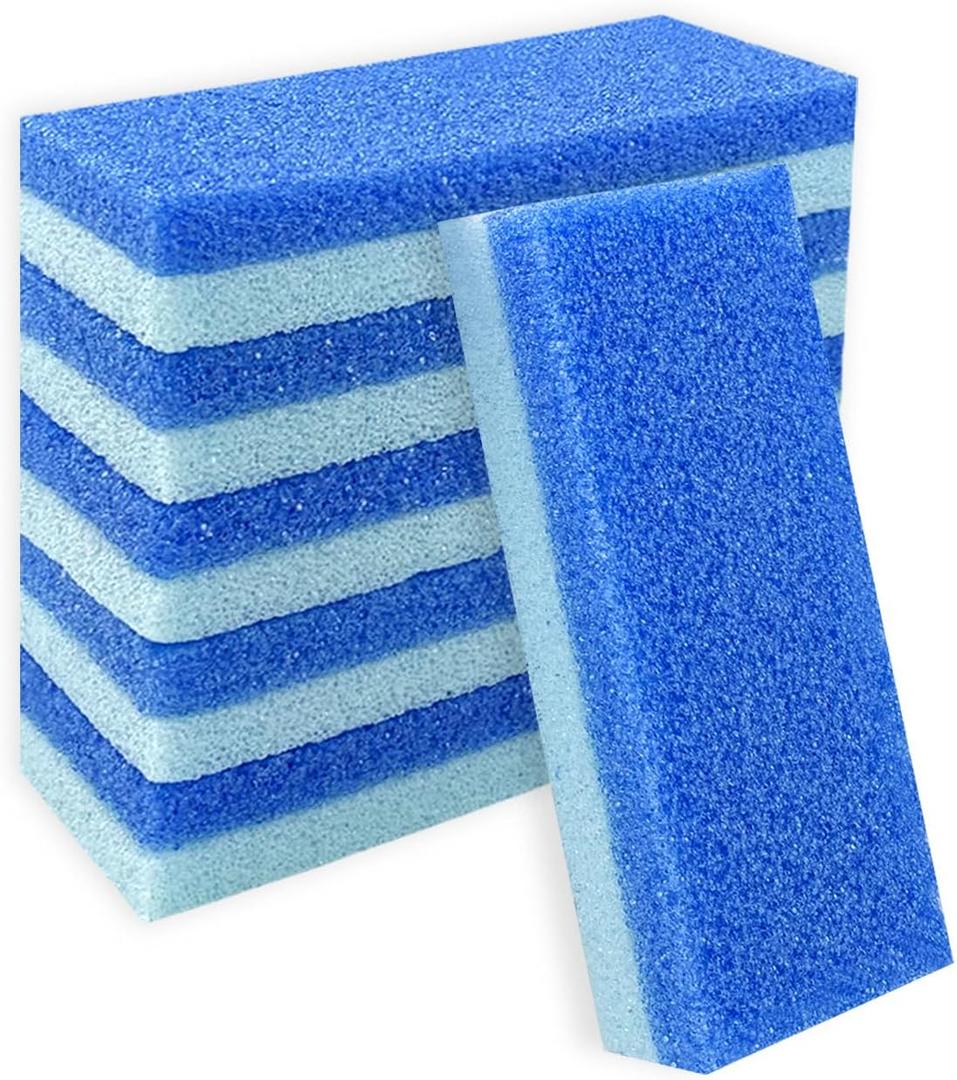3 x 6Pcs Pumice Stone, Foot Scrubber for Smooth and Comfortable Exfoliation, Ideal for Home and Salon Personal Care, Blue