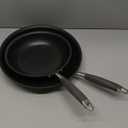 Anolon Advanced Hard Anodized Nonstick Frying Pan Set / Skillet Set - 10 Inch and 12 Inch, Gray