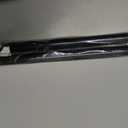 Closet Rod Cover 58 Inch, Smooth Glide Closet Rod Cover - 4 Covers - Black