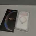 TORRAS Q3 Silicone 360 Spin for iPhone 17 Pro Case with Stand, Fit for MagSafe, Magnetic Ring Kickstand with Camera Control, Liquid Silicone Rubber Soft Phone Case for iPhone 17 Pro 6.3'', Light Ivory