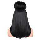 5 x Women Short Long Wig and Styled Bun with Red Lace Necklace for Beetle Lydia Deeta Cosplay Halloween Party Wear (Long)